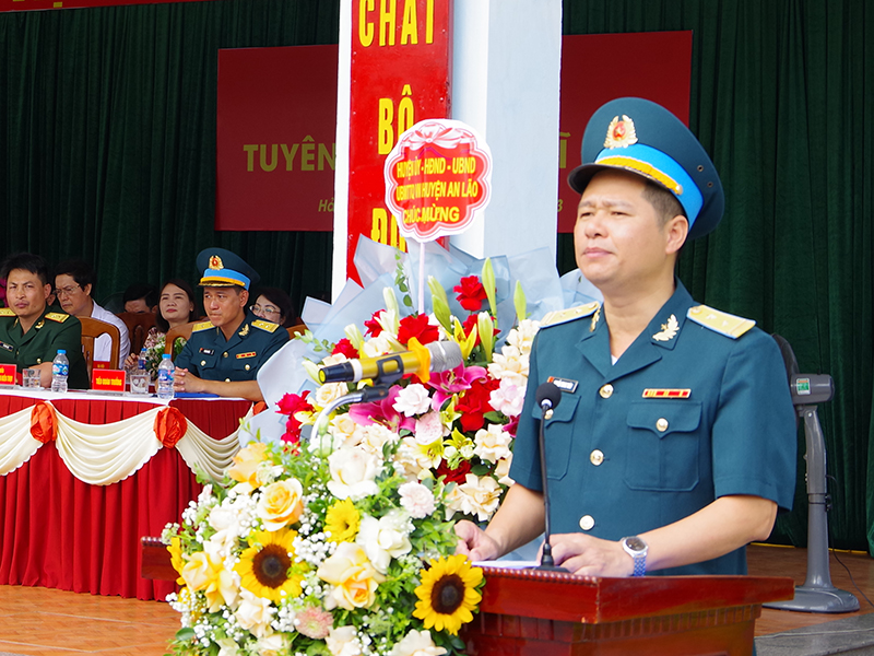 Các đơn vị trong Quân chủng Phòng không - Không quân tuyên thệ chiến sĩ mới năm 2023