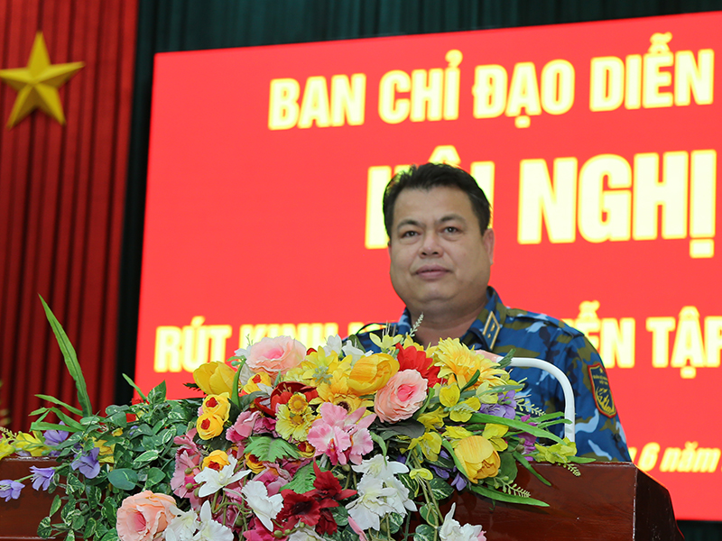 Quân chủng phòng không - Không quân tổ chức Diễn tập Chỉ huy - Tham mưu 1 bên 2 cấp trên bản đồ, có một phần thực binh cho các đơn vị khu vực Miền Nam