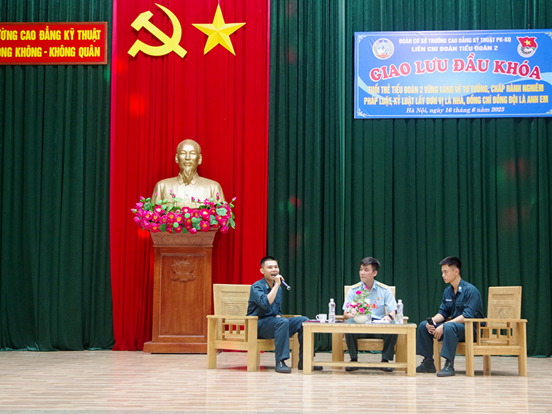 Tiểu đoàn 2, Trường Cao đẳng Kỹ thuật PK-KQ tổ chức Giao lưu đầu khóa