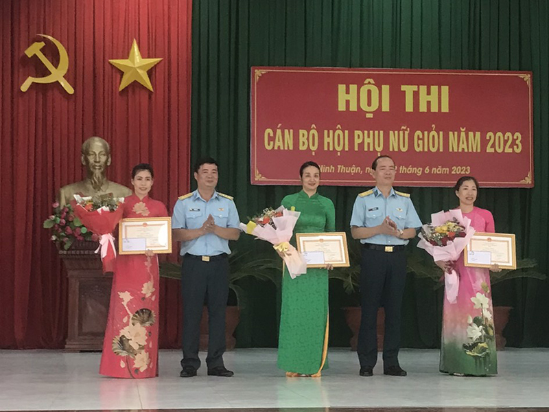 Trung đoàn 937 tổ chức Hội thi Cán bộ hội phụ nữ giỏi năm 2023