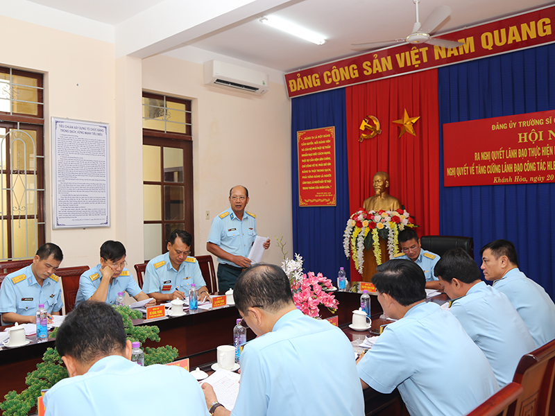 Đảng ủy Trường Sĩ quan Không quân ra nghị quyết lãnh đạo thực hiện nhiệm vụ 6 tháng cuối năm 2023
