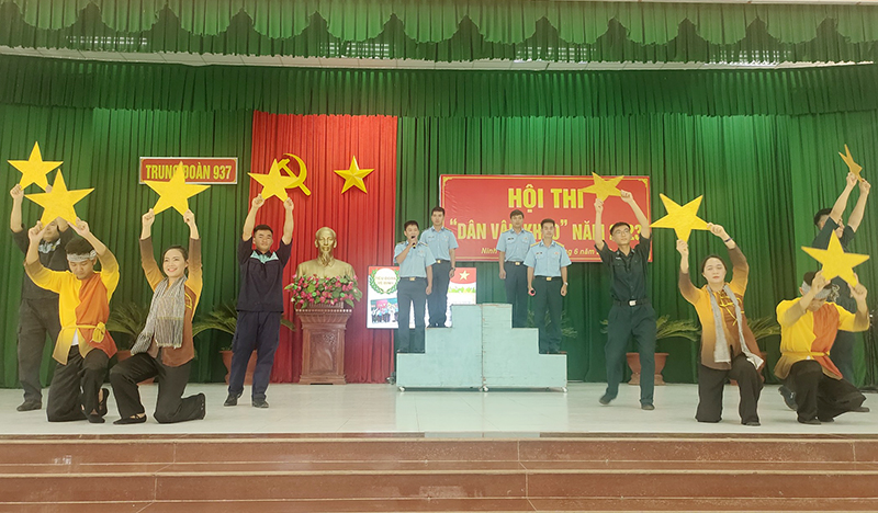 Trung đoàn 937 tổ chức Hội thi “Dân vận khéo” năm 2023