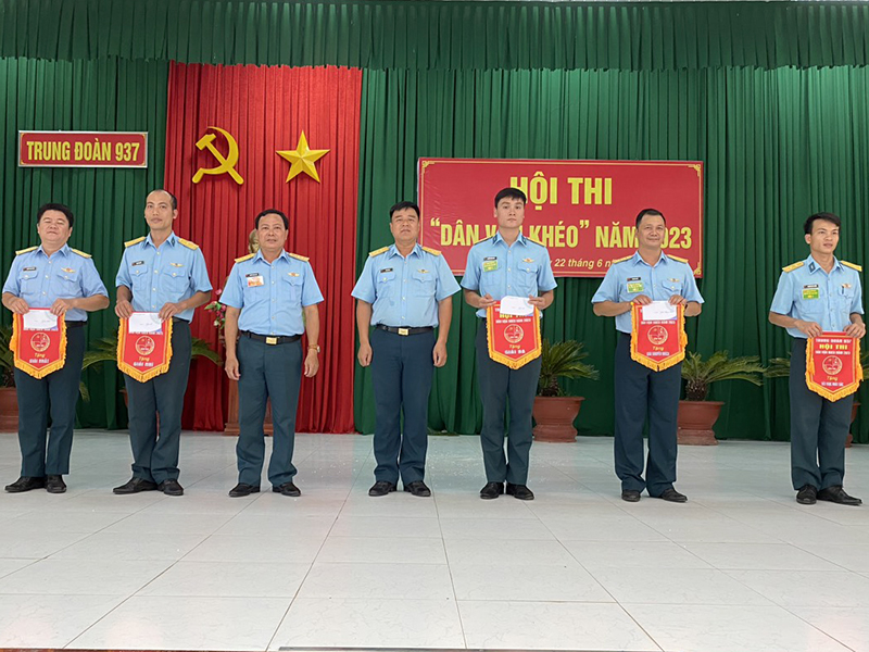 Trung đoàn 937 tổ chức Hội thi “Dân vận khéo” năm 2023