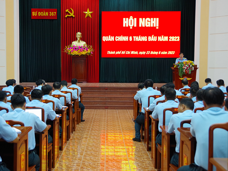 Sư đoàn 367 tổ chức Hội nghị quân chính 6 tháng đầu năm 2023