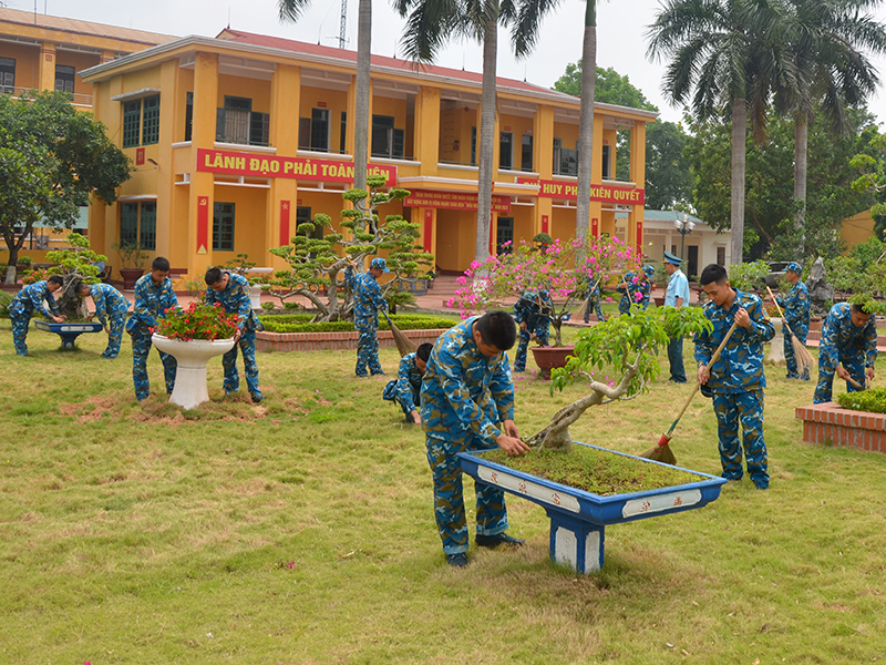 Xanh, sạch, đẹp ở Trung đoàn 291