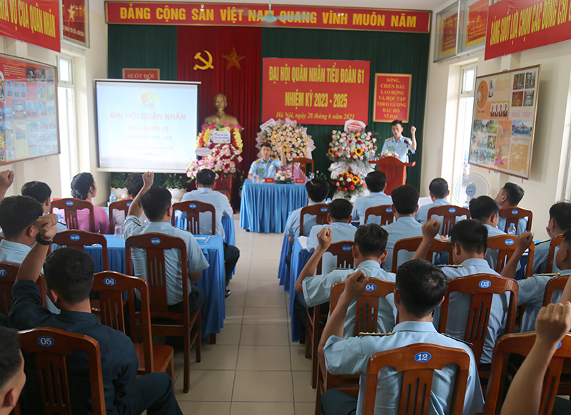 Tiểu đoàn 61, Trung đoàn 236 tổ chức Đại hội Quân nhân Nhiệm kỳ 2023-2025