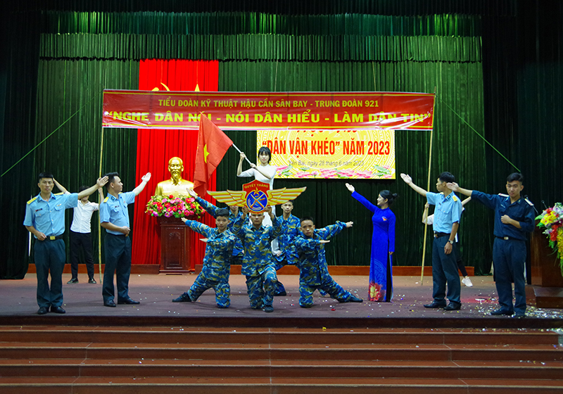 Trung đoàn 921 tổ chức Hội thi “Dân vận khéo” năm 2023
