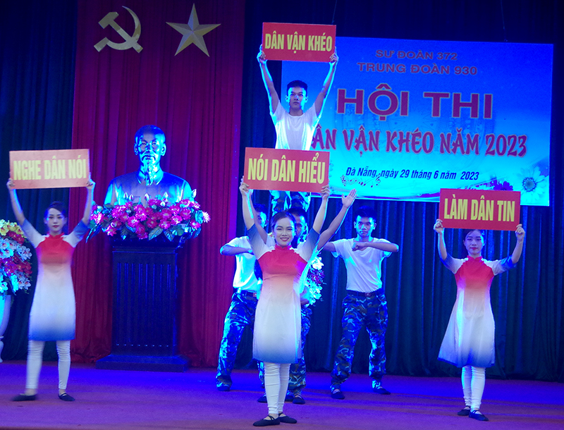 Trung đoàn 930 tổ chức Hội thi “Dân vận khéo” năm 2023