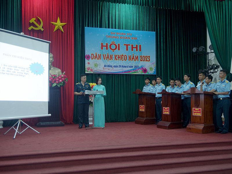 Trung đoàn 930 tổ chức Hội thi “Dân vận khéo” năm 2023