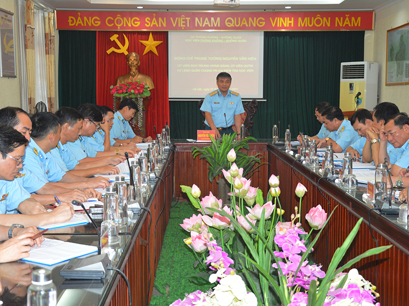 Quân chủng Phòng không - Không quân kiểm tra Học viện PK-KQ