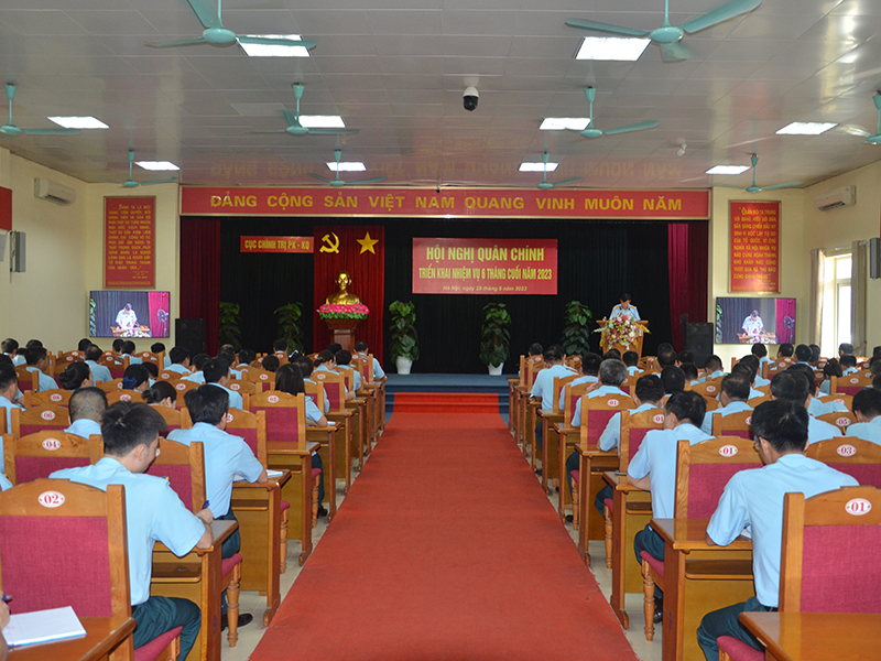 Cục Chính trị Quân chủng Phòng không - Không quân triển khai nhiệm vụ 6 tháng cuối năm 2023