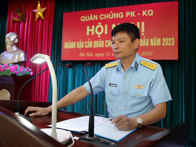 Quân chủng PK-KQ tổ chức Hội nghị ngành Hậu cần 6 tháng đầu năm 2023