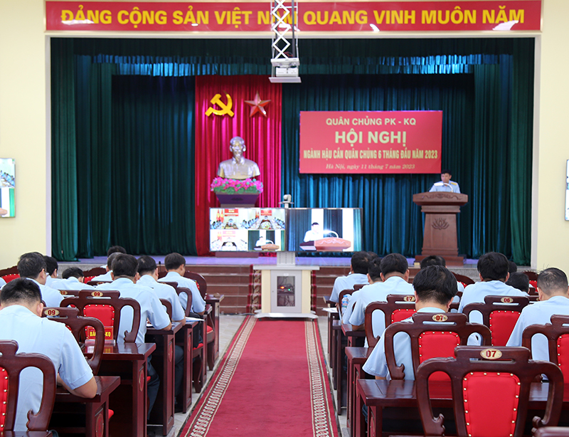 Quân chủng PK-KQ tổ chức Hội nghị ngành Hậu cần 6 tháng đầu năm 2023
