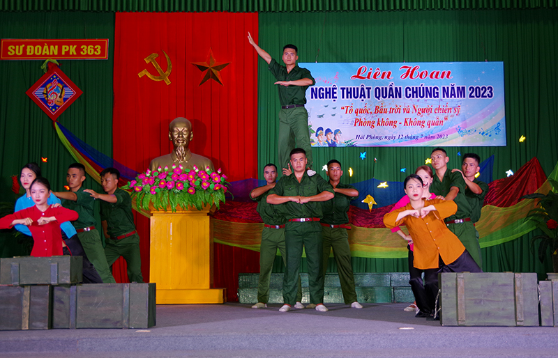 Sư đoàn 363 tổ chức Liên hoan nghệ thuật Quần chúng năm 2023