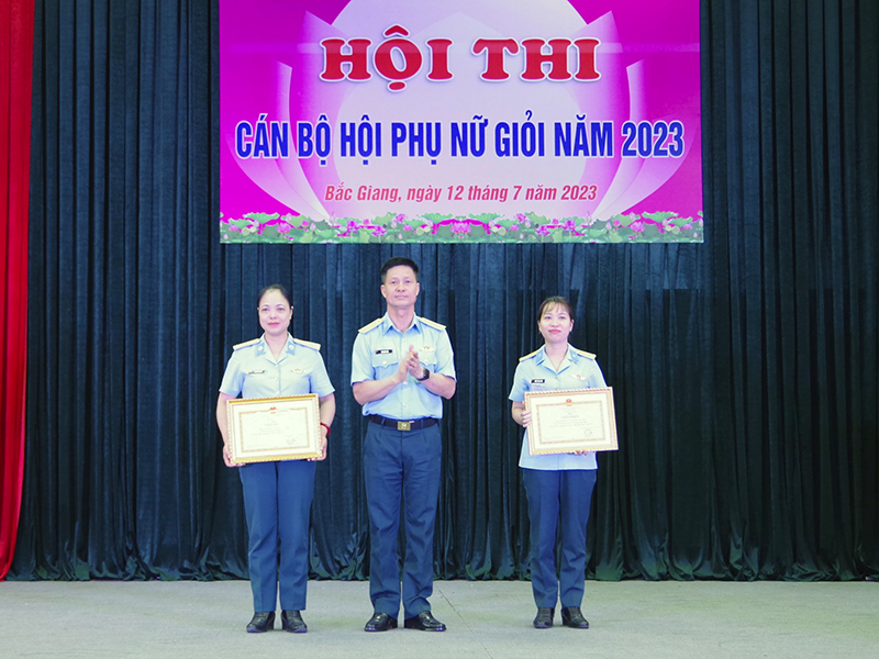 Sư đoàn 365 tổ chức Hội thi Cán bộ Hội Phụ nữ giỏi năm 2023