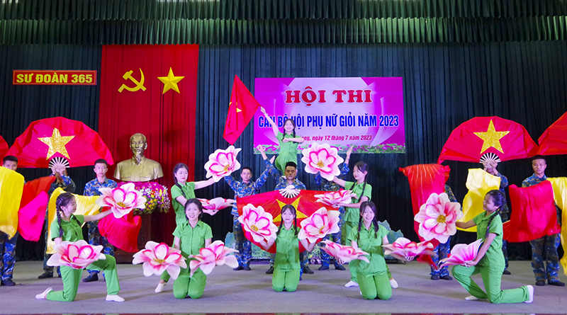 Sư đoàn 365 tổ chức Hội thi Cán bộ Hội Phụ nữ giỏi năm 2023