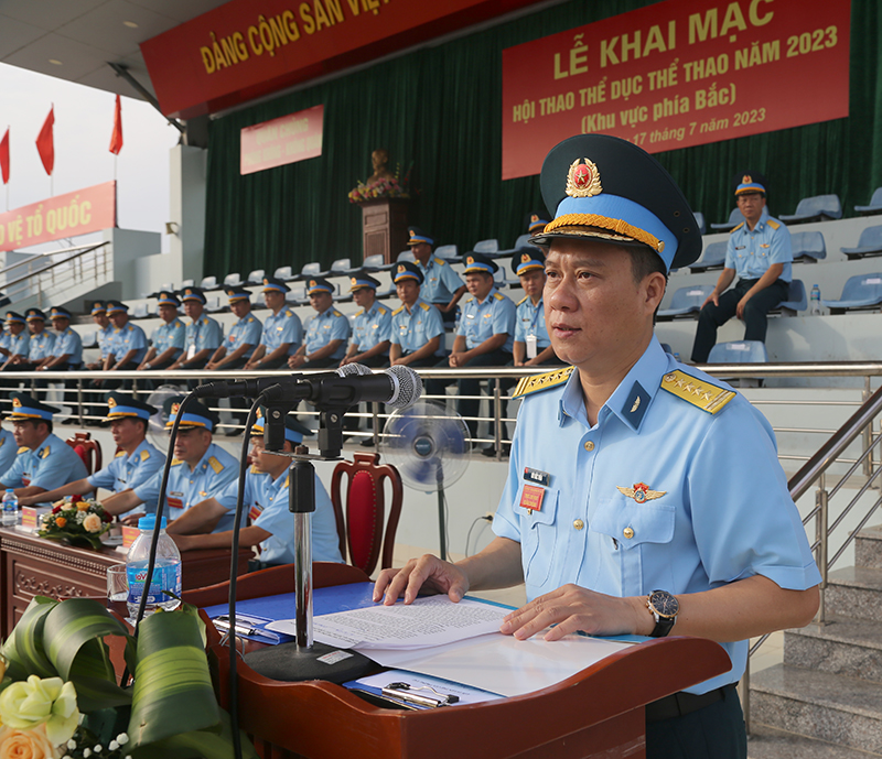 Quân chủng Phòng không - Không quân khai mạc Hội thao thể dục thể thao khu vực phía Bắc năm 2023