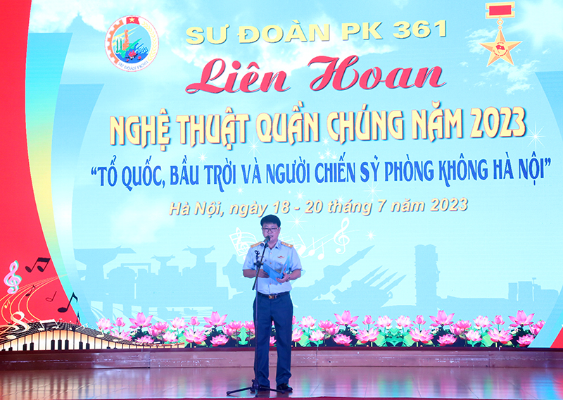 Sư đoàn 361 khai mạc Liên hoan Nghệ thuật quần chúng năm 2023