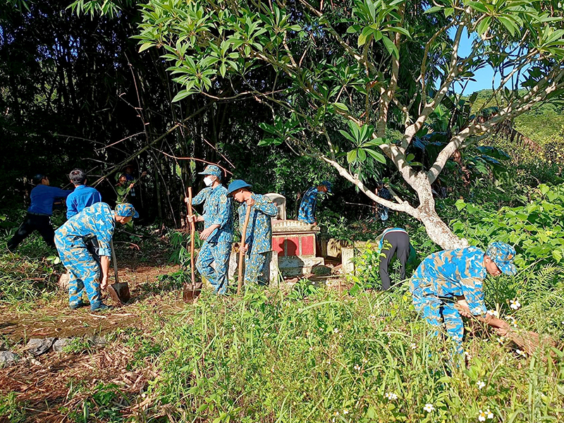 Trung đoàn ra đa 293 tổ chức các hoạt động nhân kỷ niệm 76 năm Ngày Thương binh - Liệt sỹ (27-7-1947/27-7-2023)