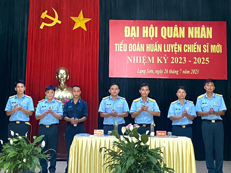 Tiểu đoàn Huấn luyện chiến sĩ mới, Sư đoàn 365 tổ chức Đại hội quân nhân nhiệm kỳ 2023-2025