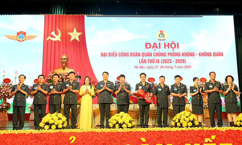 Quân chủng Phòng không - Không quân tổ chức Đại hội đại biểu Công đoàn lần thứ IX (2023-2028)