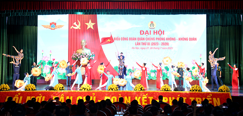 Quân chủng Phòng không - Không quân tổ chức Đại hội đại biểu Công đoàn lần thứ IX (2023-2028)