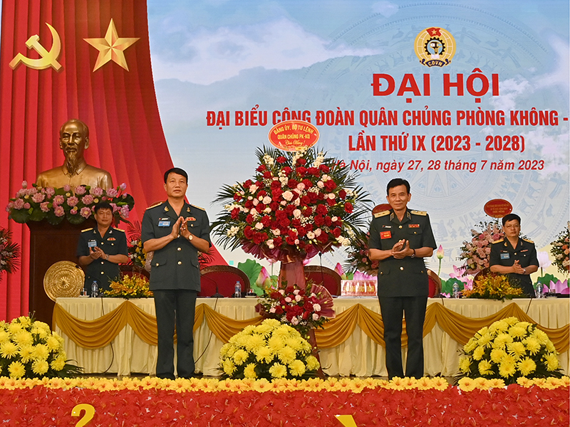 Quân chủng Phòng không - Không quân tổ chức Đại hội đại biểu Công đoàn lần thứ IX (2023-2028)