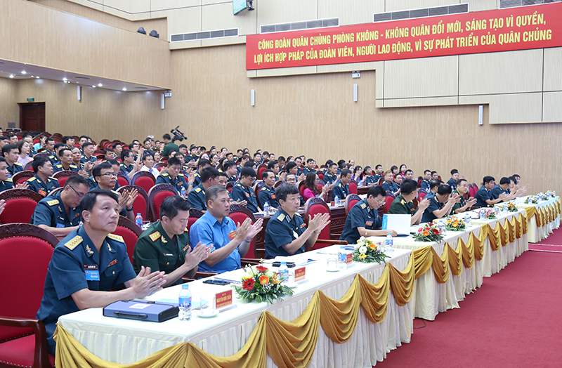 Quân chủng Phòng không - Không quân tổ chức Đại hội đại biểu Công đoàn lần thứ IX (2023-2028)