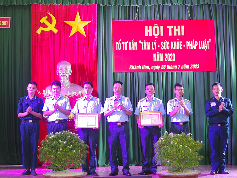 Trung đoàn 591 tổ chức Hội thi Tổ tư vấn “Tâm lý, sức khoẻ, pháp luật” năm 2023