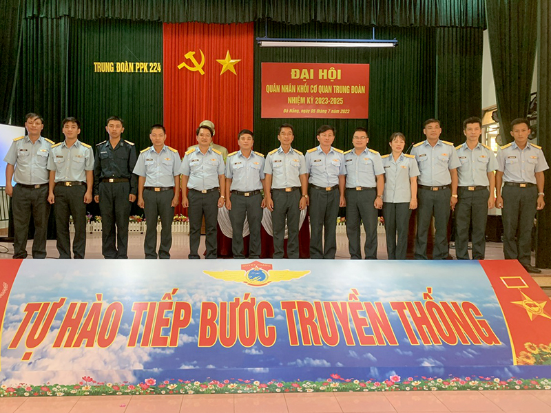 Trung đoàn 224 tổ chức Đại hội quân nhân nhiệm kỳ 2023 - 2025