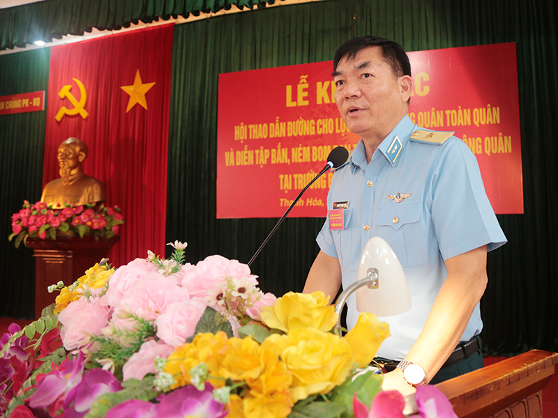 Quân chủng Phòng không - Không quân khai mạc Hội thao Dẫn đường cho lực lượng không quân toàn quân và diễn tập bắn, ném bom đạn thật cho lực lượng không quân