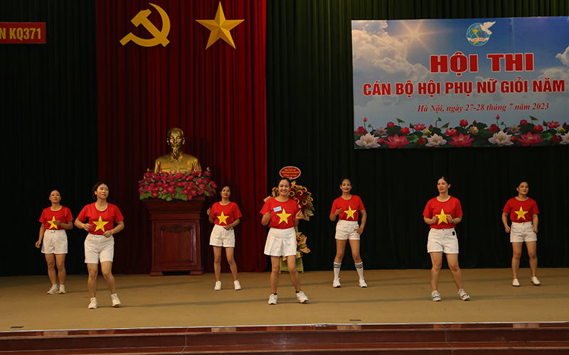 Sư đoàn 371 tổ chức Hội thi Cán bộ Hội phụ nữ giỏi năm 2023