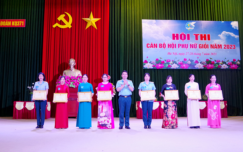 Sư đoàn 371 tổ chức Hội thi Cán bộ Hội phụ nữ giỏi năm 2023