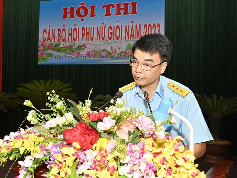 Lữ đoàn Thông tin 26 tổ chức Hội thi Cán bộ Hội phụ nữ giỏi năm 2023