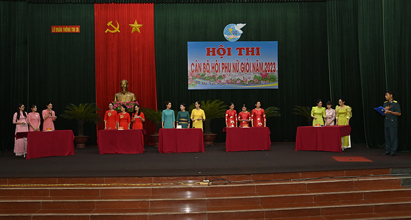 Lữ đoàn Thông tin 26 tổ chức Hội thi Cán bộ Hội phụ nữ giỏi năm 2023