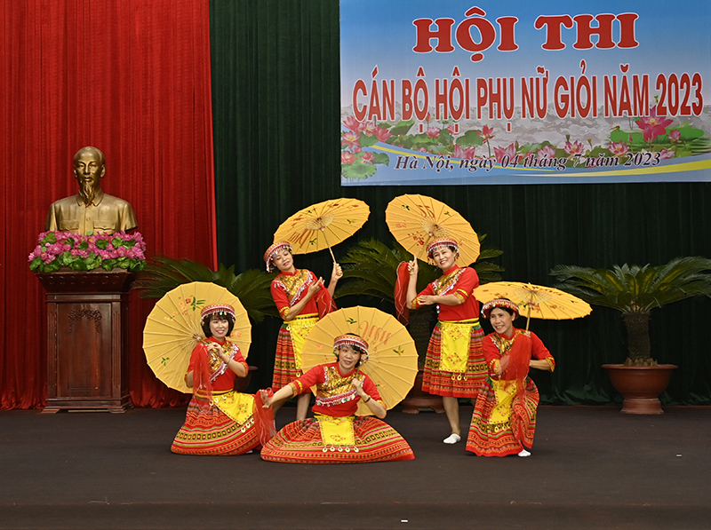 Lữ đoàn Thông tin 26 tổ chức Hội thi Cán bộ Hội phụ nữ giỏi năm 2023
