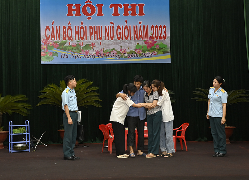 Lữ đoàn Thông tin 26 tổ chức Hội thi Cán bộ Hội phụ nữ giỏi năm 2023