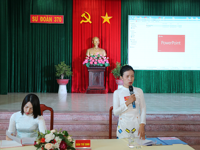 Sư đoàn 370 tổ chức Hội thi Cán bộ Hội Phụ nữ giỏi năm 2023