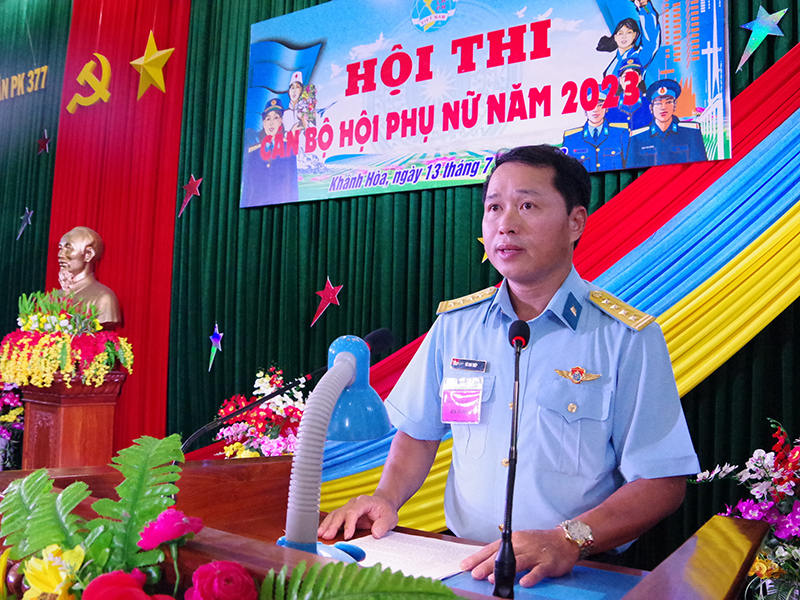 Sư đoàn 377 tổ chức Hội thi Cán bộ Hội Phụ nữ năm 2023