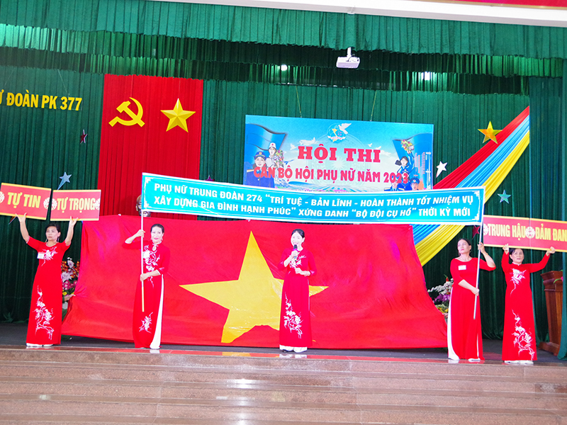Sư đoàn 377 tổ chức Hội thi Cán bộ Hội Phụ nữ năm 2023