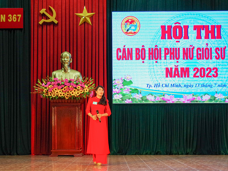 Sư đoàn 367 tổ chức hội thi Cán bộ Phụ nữ giỏi năm 2023