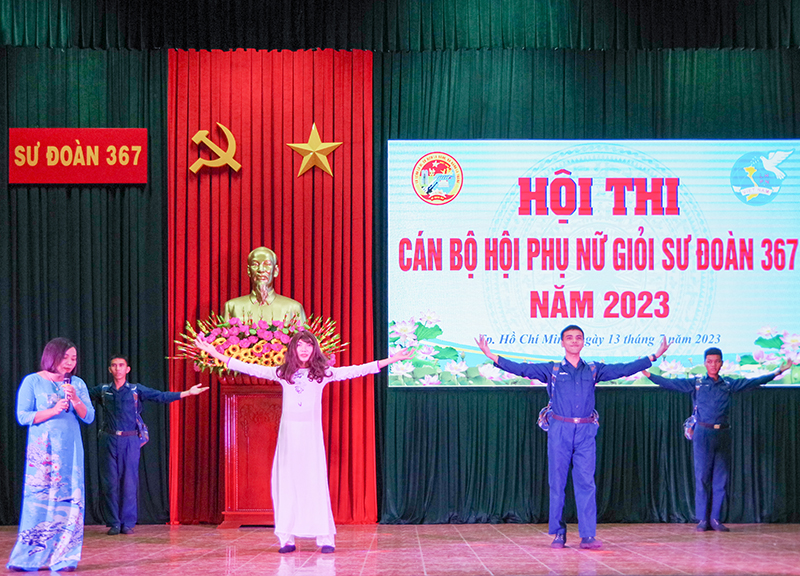 Sư đoàn 367 tổ chức hội thi Cán bộ Phụ nữ giỏi năm 2023