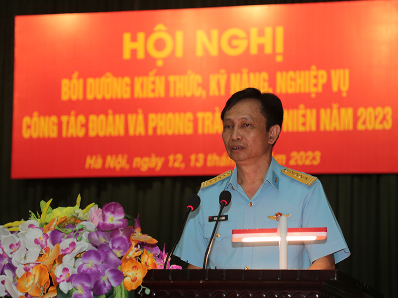 Quân chủng Phòng không - Không quân bồi dưỡng kiến thức, kỹ năng, nghiệp vụ công tác Đoàn và phong trào thanh niên năm 2023