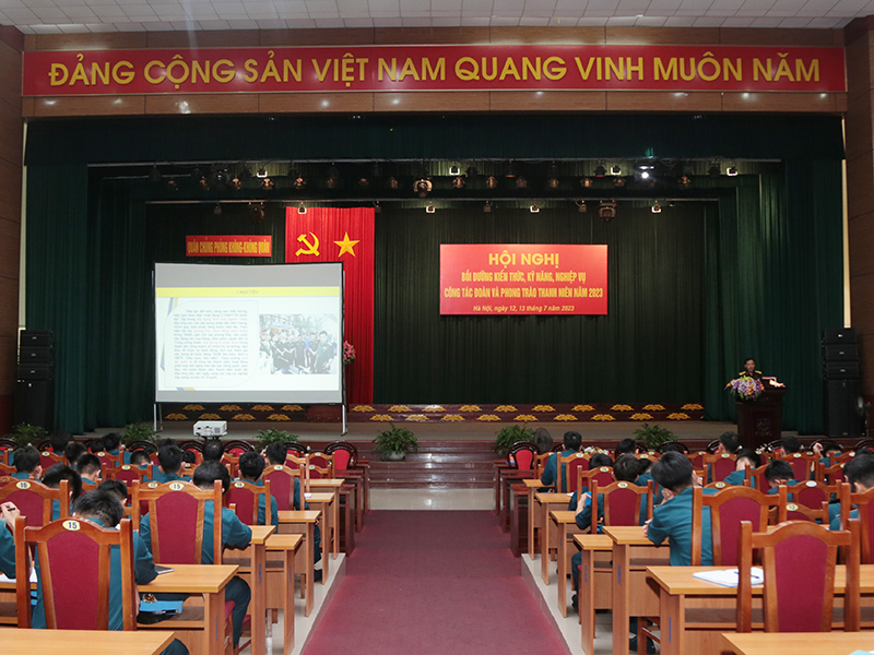 Quân chủng Phòng không - Không quân bồi dưỡng kiến thức, kỹ năng, nghiệp vụ công tác Đoàn và phong trào thanh niên năm 2023