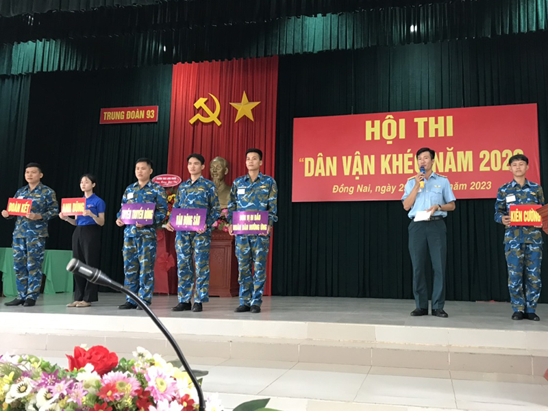Trung đoàn 93 tổ chức Hội thi “Dân vận khéo” năm 2023