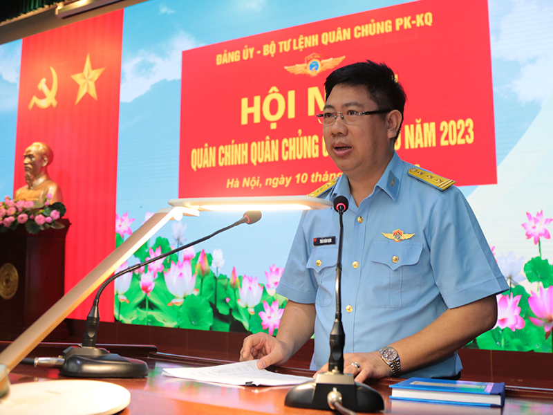 Quân chủng Phòng không - Không quân tổ chức Hội nghị Quân chính 6 tháng đầu năm 2023
