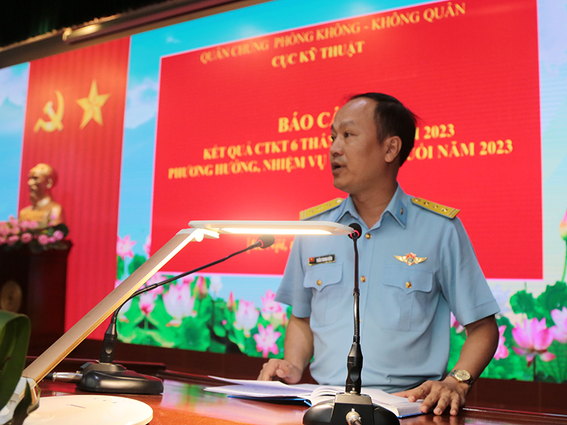 Quân chủng Phòng không - Không quân tổ chức Hội nghị Quân chính 6 tháng đầu năm 2023