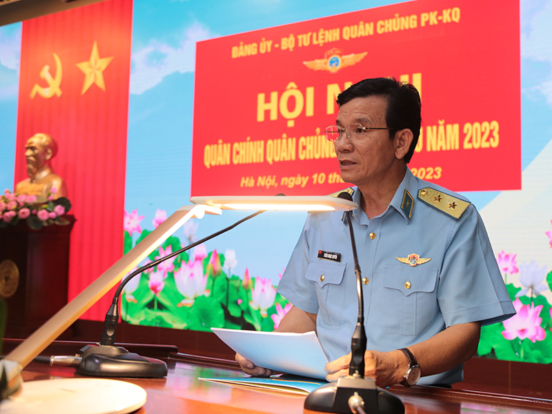 Quân chủng Phòng không - Không quân tổ chức Hội nghị Quân chính 6 tháng đầu năm 2023