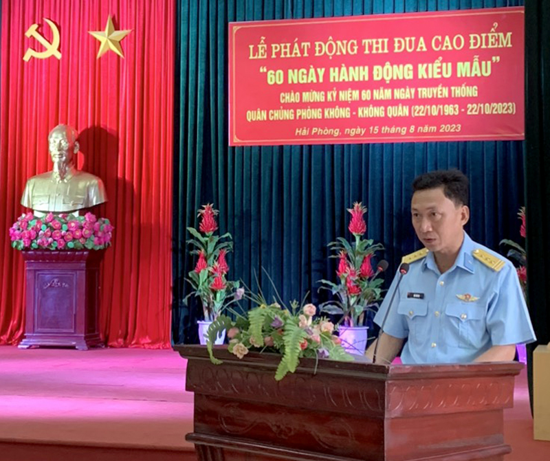 Các cơ quan, đơn vị trong Quân chủng PK-KQ phát động thi đua cao điểm chào mừng kỷ niệm 60 năm Ngày truyền thống Quân chủng PK-KQ (22-10-1963/22-10-2023)