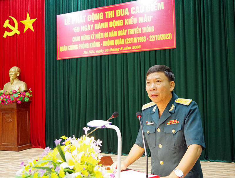 Các cơ quan, đơn vị trong Quân chủng PK-KQ phát động thi đua cao điểm chào mừng kỷ niệm 60 năm Ngày truyền thống Quân chủng PK-KQ
